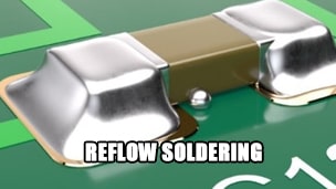 At which step in the PCBA process does reflow soldering occur?