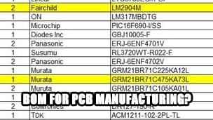 How to Create a Production BOM for PCB Manufacturing?